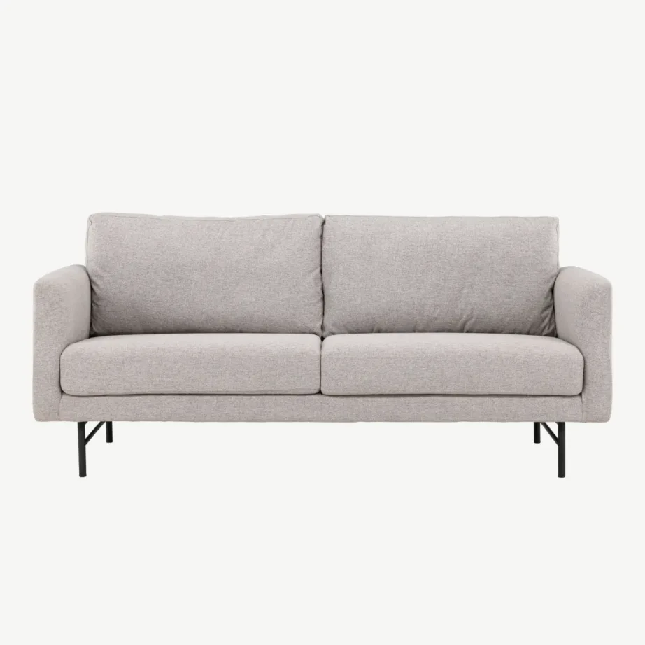 Kolmekohaline Sky diivan, pruun polüester, mustad terasjalad, 61235-103 – 4