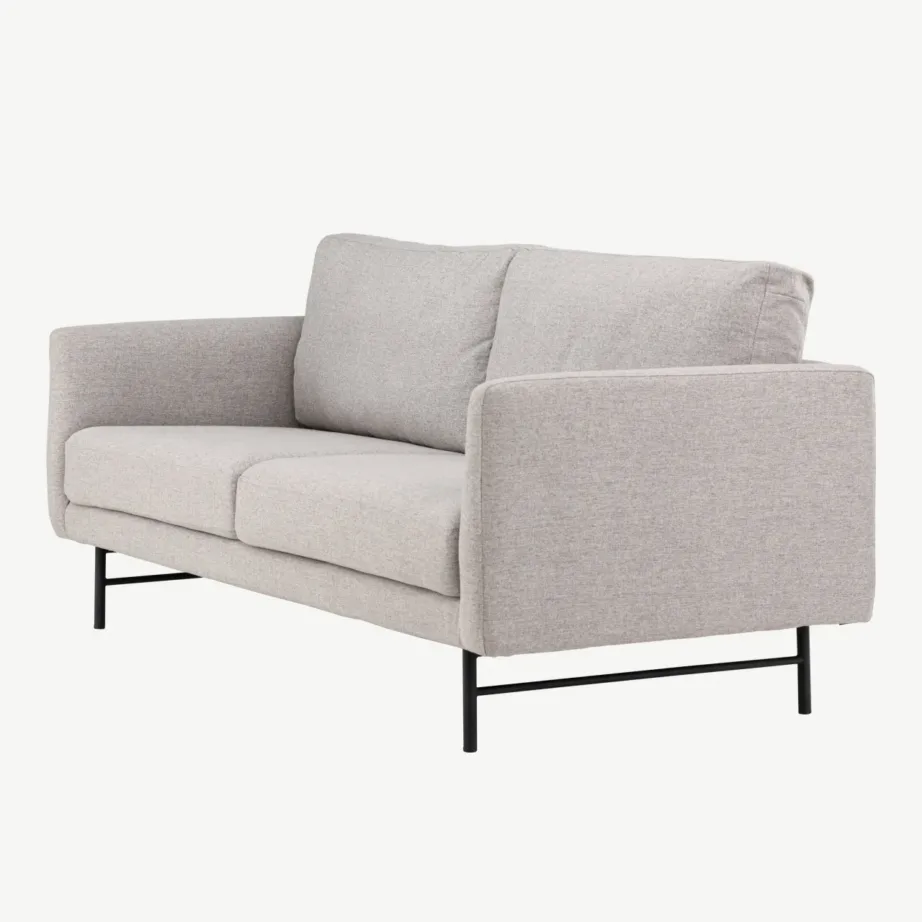 Kolmekohaline Sky diivan, pruun polüester, mustad terasjalad, 61235-103 – 6