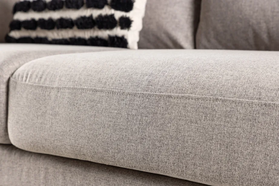 Kolmekohaline Sky diivan, pruun polüester, mustad terasjalad, 61235-103 – 10