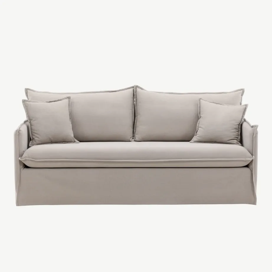 Kolmekohaline pruun linase kattega Nova diivan, 61237-103 – 4