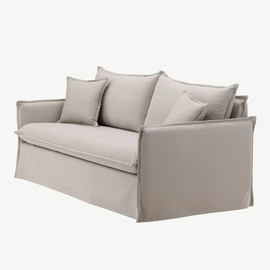 Kolmekohaline pruun linase kattega Nova diivan, 61237-103 – 6