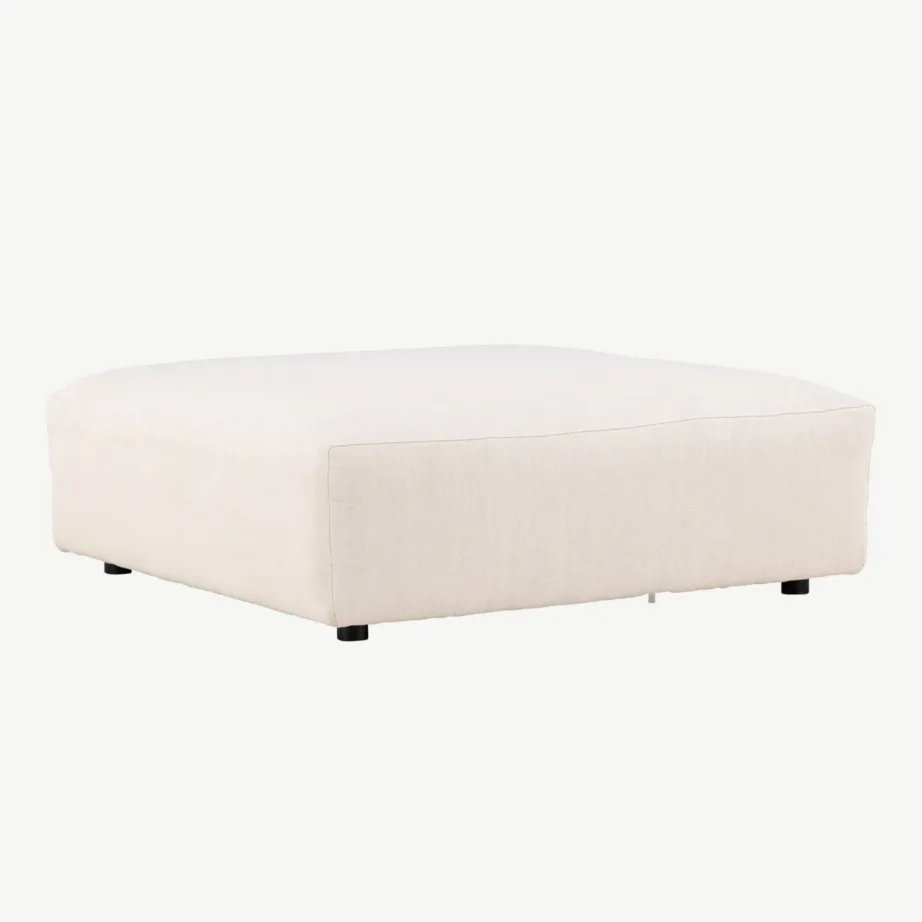 Beež mooduldiivani tumba Mavi (puuvilla ja lina segukangast, puidust jalad), 61243-102 – 3