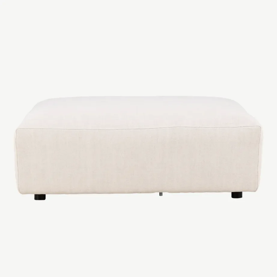 Beež mooduldiivani tumba Mavi (puuvilla ja lina segukangast, puidust jalad), 61243-102 – 4