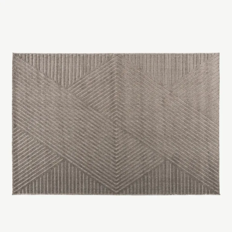 Geomeetrilise mustriga pruun vaip Aron, 340 × 240 cm, polüpropüleen - 61247-103