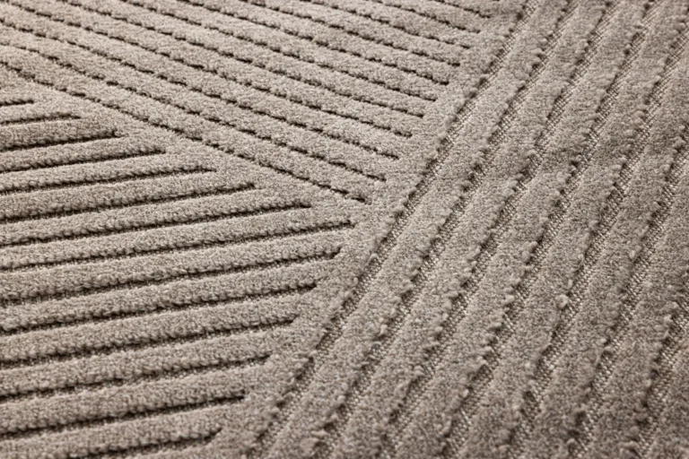 Geomeetrilise mustriga pruun vaip Aron, 340 × 240 cm, polüpropüleen - 61247-103