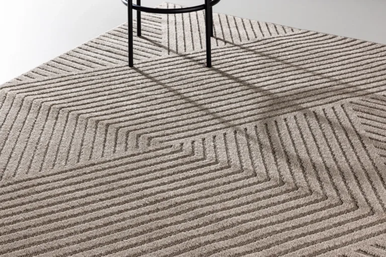 Geomeetrilise mustriga pruun vaip Aron, 340 × 240 cm, polüpropüleen - 61247-103