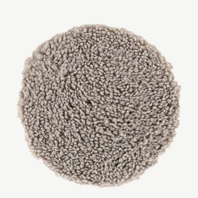 Helehall ümmargune toolipadi Katy, ø34 cm, polüester - 61252-106