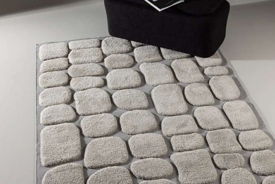 Beež reljeefse mustriga polüestrist vaip Octavius 230 × 160 cm, 61528-102 – 3