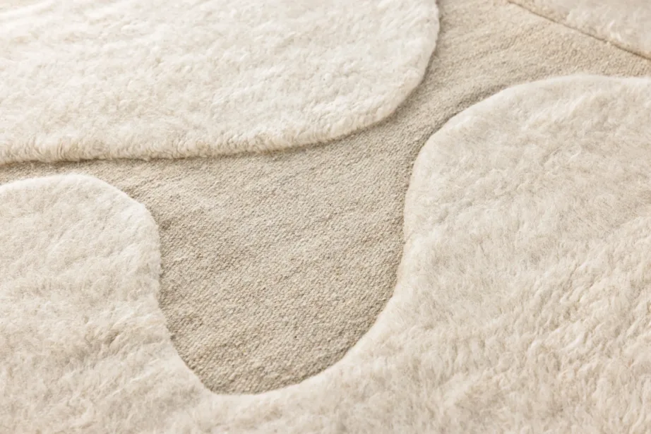 Beež reljeefne villavaip-puuvillavaip Boone, 160 × 230 cm, 61534-102 – 4