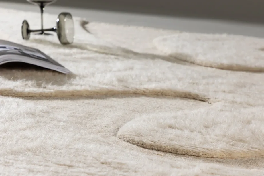 Beež reljeefne villavaip-puuvillavaip Boone, 160 × 230 cm, 61534-102 – 6