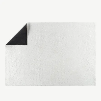 Valge polüestrist vaip Todd, 160 × 230 cm - 61537-111