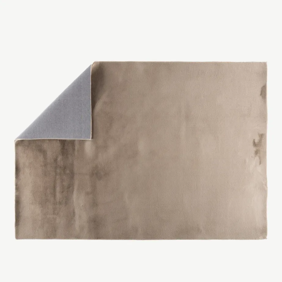 Beež ristkülikukujuline vaip Leni 170×240 cm (polüester-puuvill), 61547-111
