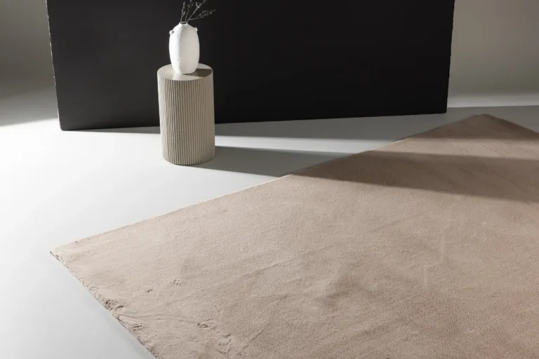 Beež ristkülikukujuline vaip Leni 170x240 cm (polüester-puuvill) - 61547-111