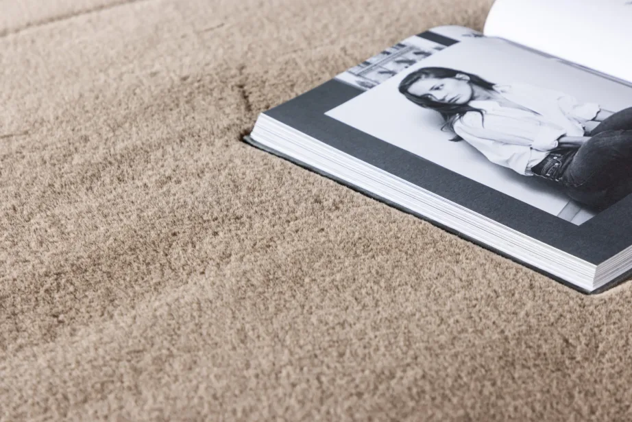 Beež ümmargune vaip Leni, ø200 cm (polüester–puuvill), 61548-102 – 6