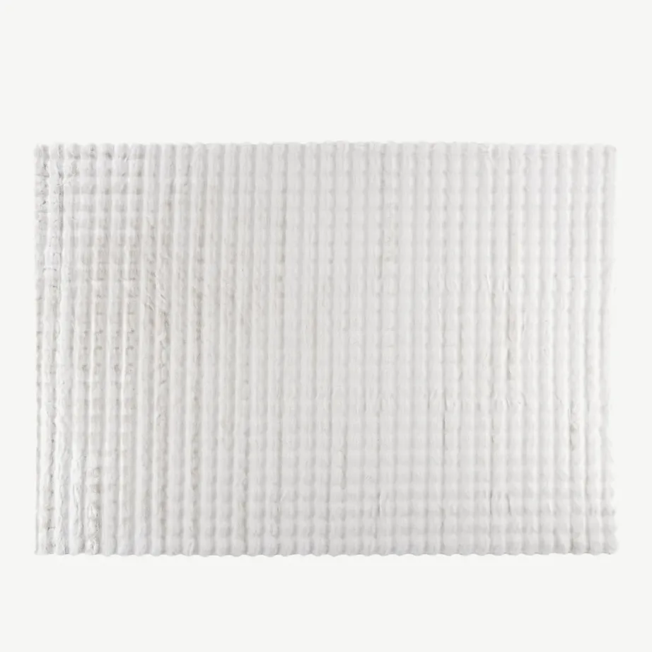 Valge polüesterelutoa vaip Novis, 200 × 290 cm, 61549-101 – 2