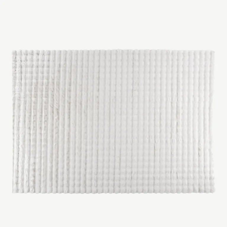 Valge polüestervaip Novis 160 × 230 cm - 61549-112