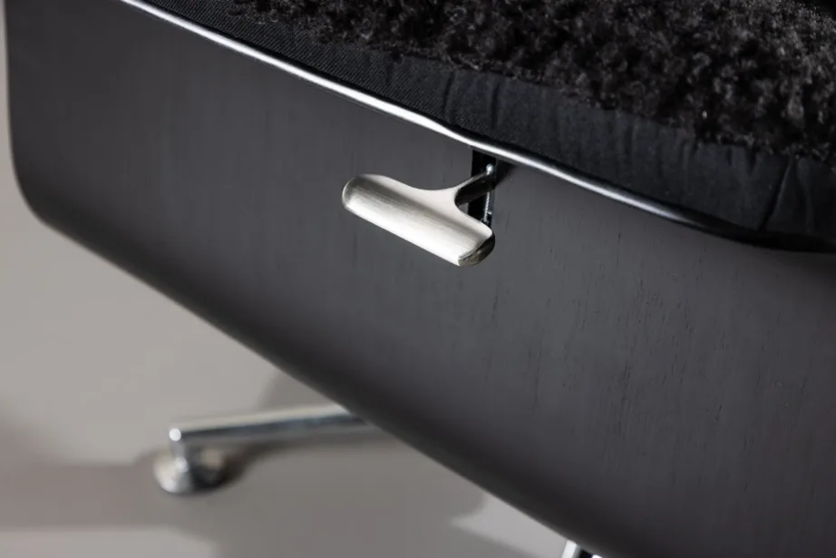 Reguleeritav tugitool Hagön jalatoega (tumehall, kroomitud jalad), 61563-100 – 8