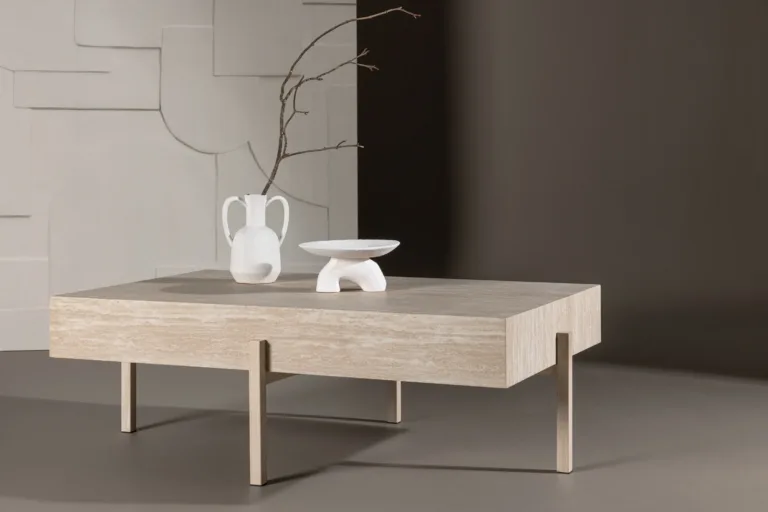 Valge peitsiga MDF-diivanilaud Vadholmen, 126 × 82 cm - 61785-707