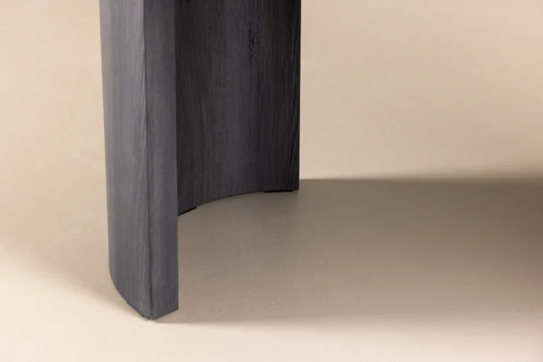 Grundsundi ristkülikukujuline söögilaud, must MDF (220 × 100 cm) - 61792-100