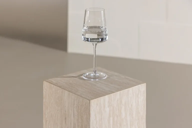 Beež MDF-ist abilauake Ramsvik travertiini imitatsiooniga, 23 × 23 × 65 cm - 61793-707