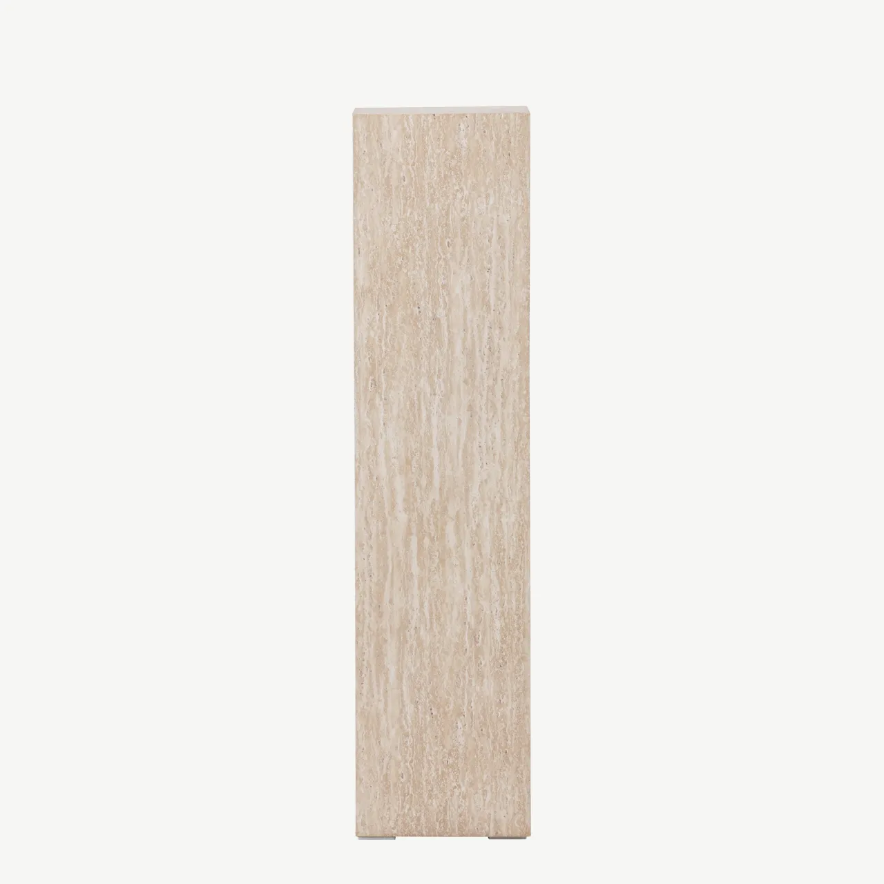 Beež travertiinimustriline MDF-abilaud Ramsvik, 23 × 95 cm, FSC-sertifikaadiga - 61794-707