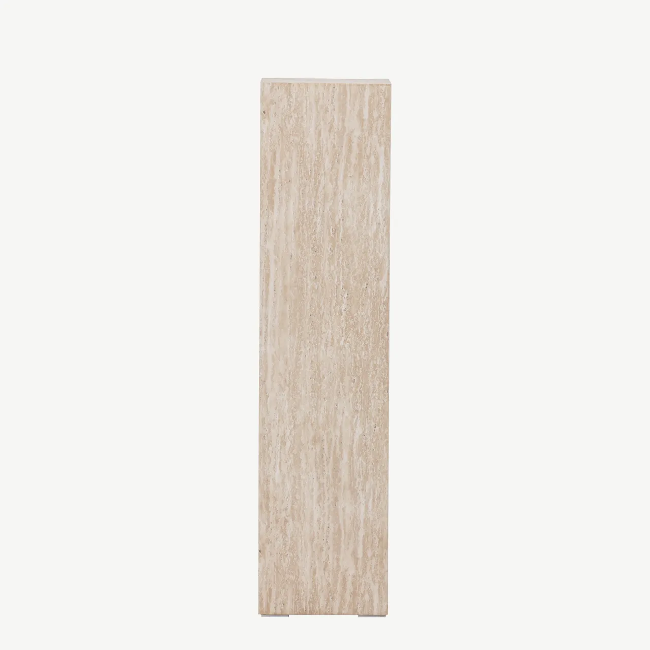 Beež travertiinimustriline MDF-abilaud Ramsvik, 23 × 95 cm, FSC-sertifikaadiga - 61794-707