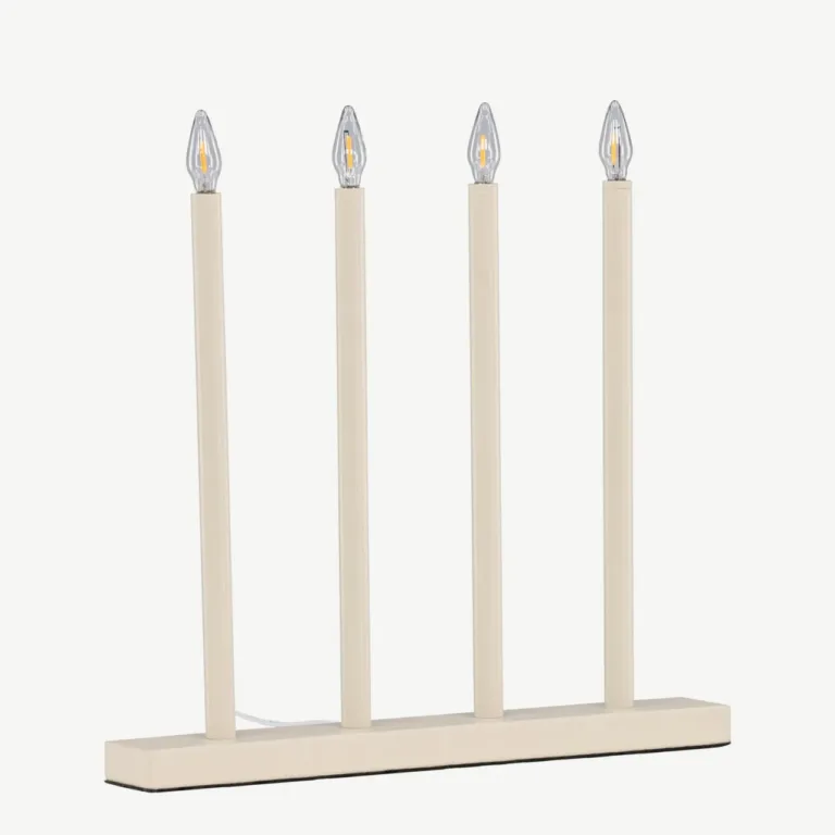 Beež advendiküünlajalg Lofsdalen, 4 valgusallikaga, metallist - 61836-102