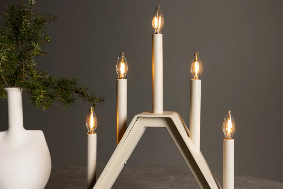 Beež metallist advendiküünlajalg Åre, 5 tulega, 61844-102 – 9