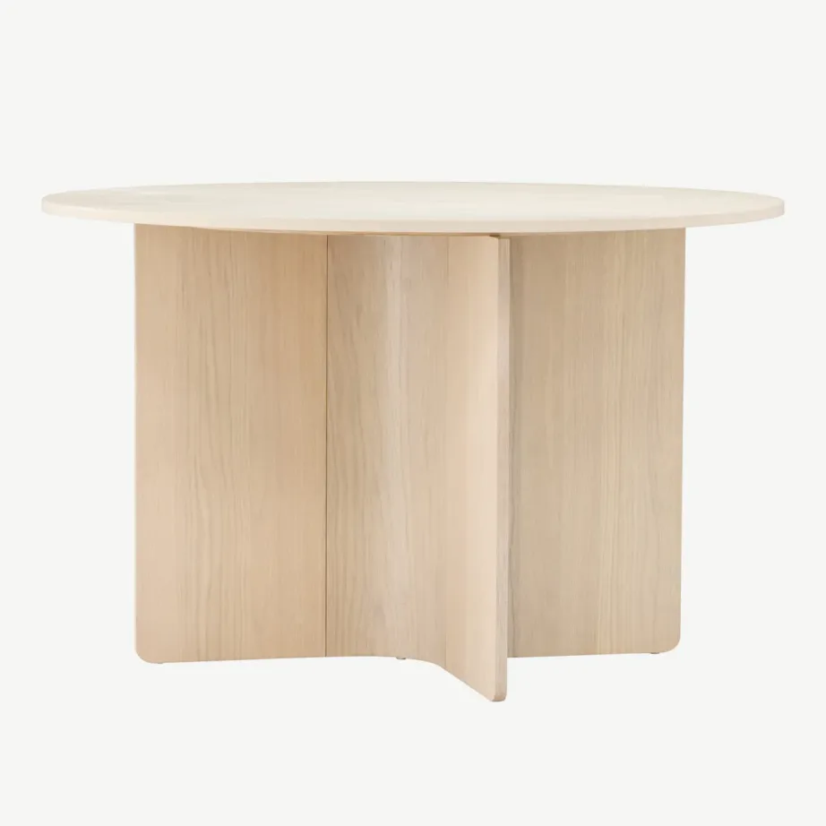 Tyresö ümmargune söögilaud, valge peitsiga, ø120 cm, 61954-130 – 3