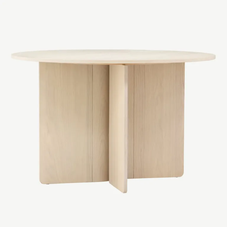 Tyresö ümmargune söögilaud, valge peitsiga, ø120 cm - 61954-130