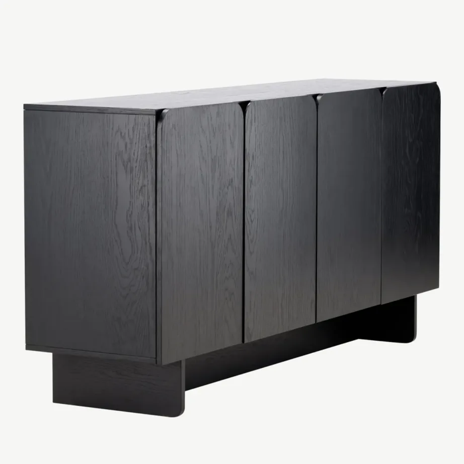 Must MDF-hoiukapp Tyresö, 160 × 45 cm, 61955-100 – 3