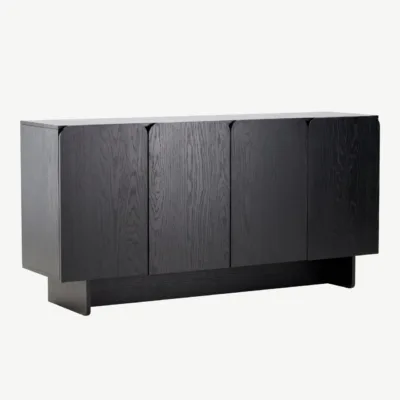 Must MDF-hoiukapp Tyresö, 160 × 45 cm - 61955-100
