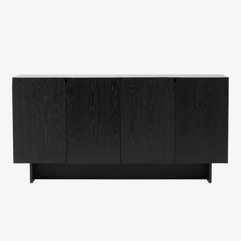 Must MDF-hoiukapp Tyresö, 160 × 45 cm, 61955-100 – 4