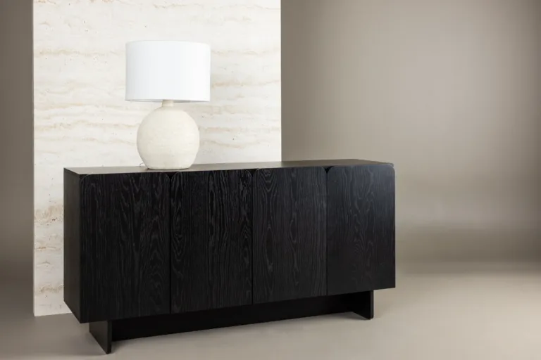 Must MDF-hoiukapp Tyresö, 160 × 45 cm - 61955-100