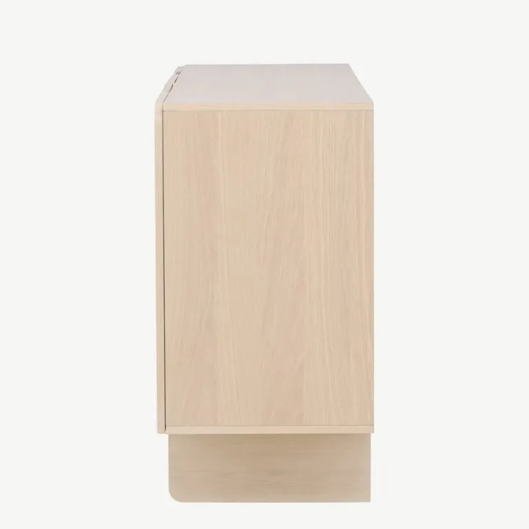 Valge peitsiga MDF-kapp Tyresö 160 × 45 cm - 61955-130