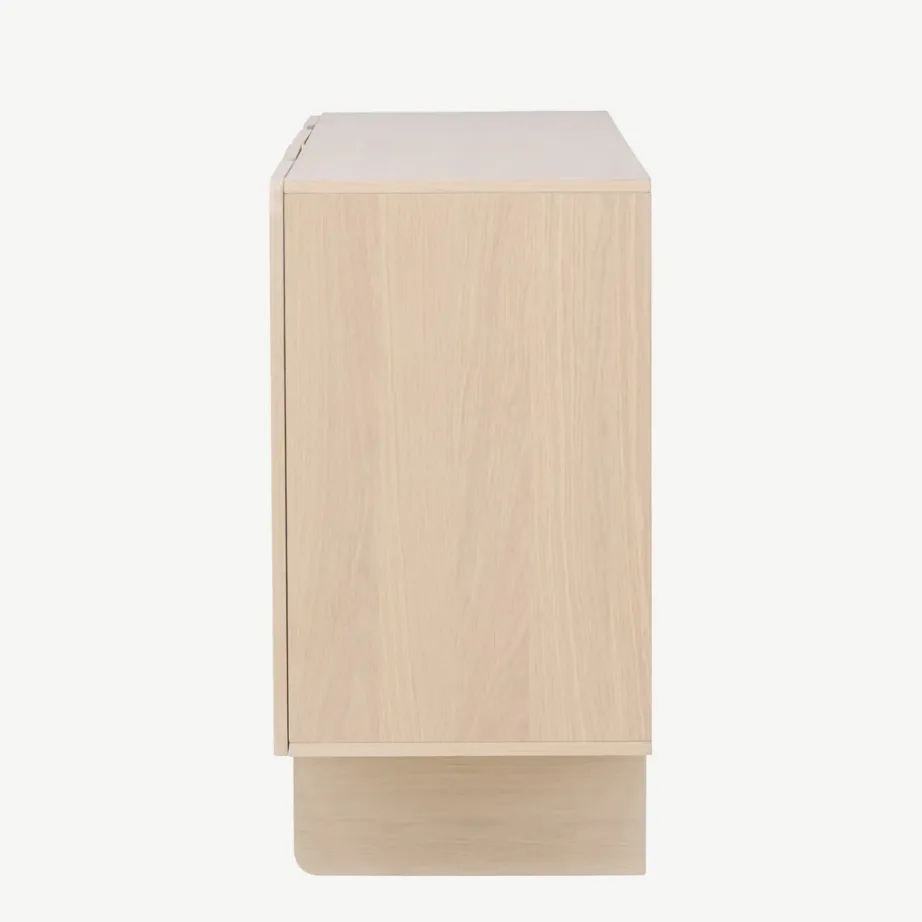 Valge peitsiga MDF-kapp Tyresö 160 × 45 cm, 61955-130 – 7