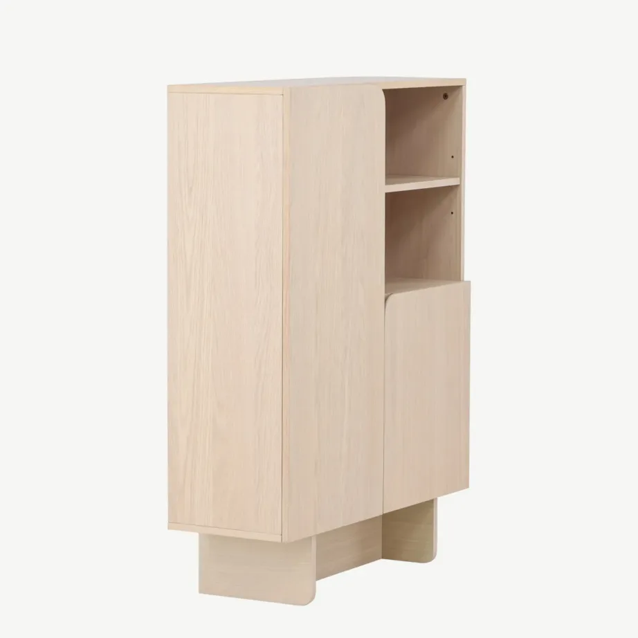 Valge peitsiga MDF-kapp Tyresö (80 × 110 cm), 61956-130 – 3