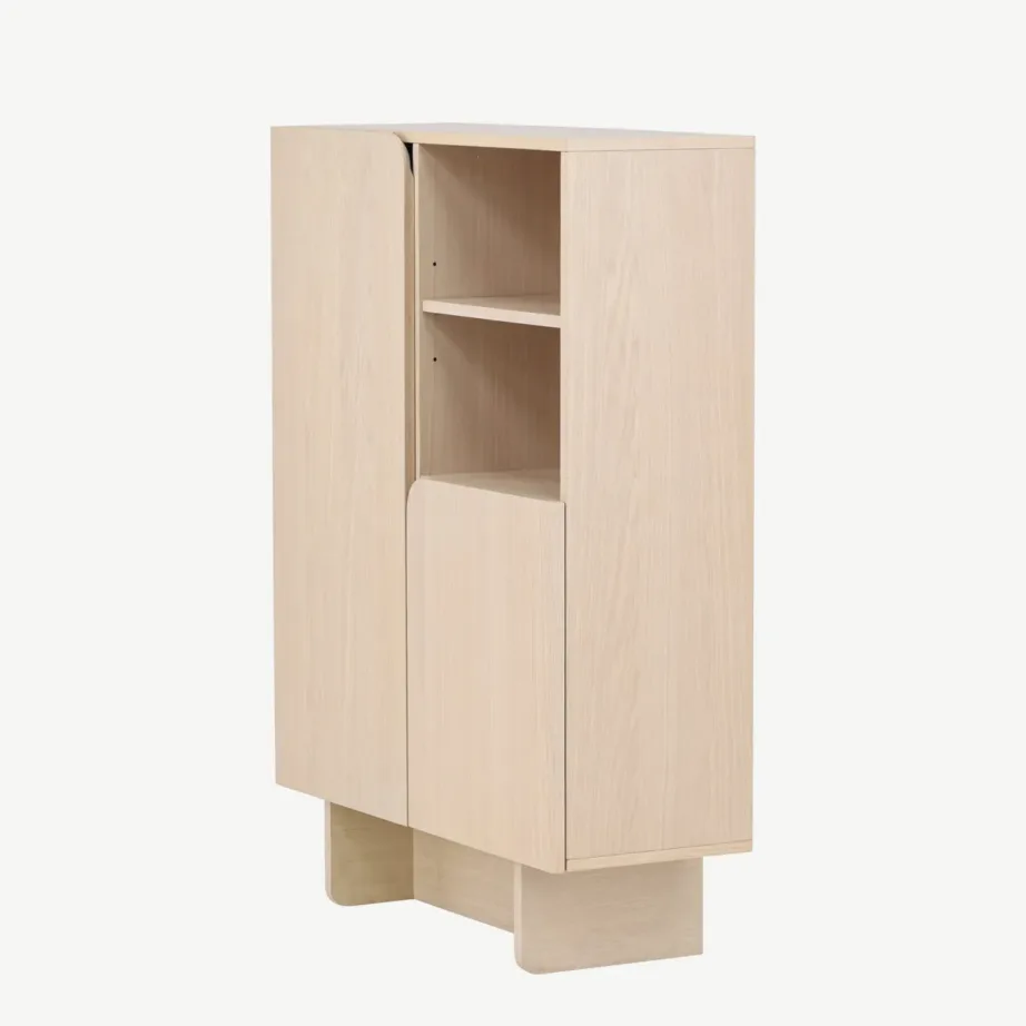 Valge peitsiga MDF-kapp Tyresö (80 × 110 cm), 61956-130 – 6