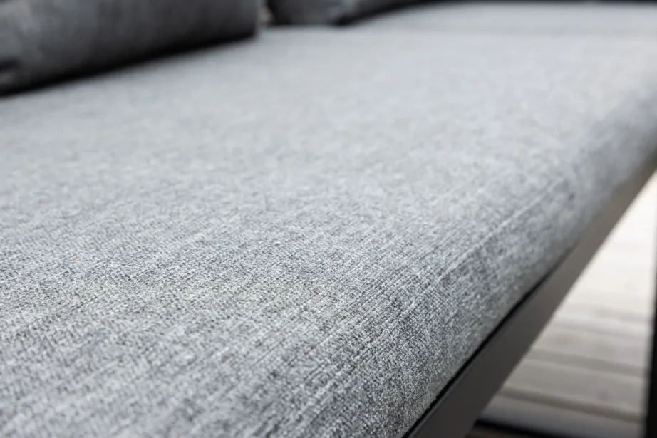 Dallas musta raamiga nurgadiivanikomplekt klaaslauaga õue, 6945-100 – 8