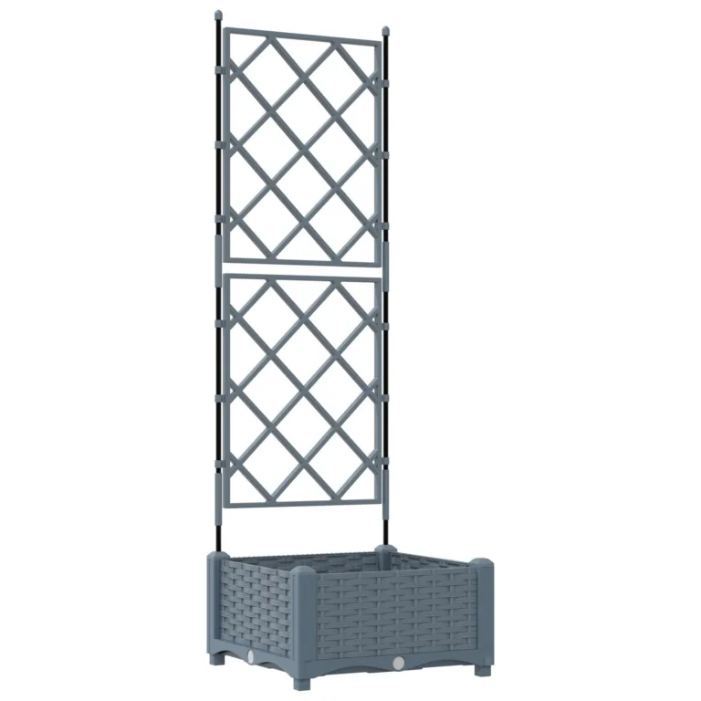 Aia alus trellisega Helehall 40x40x125.5 cm