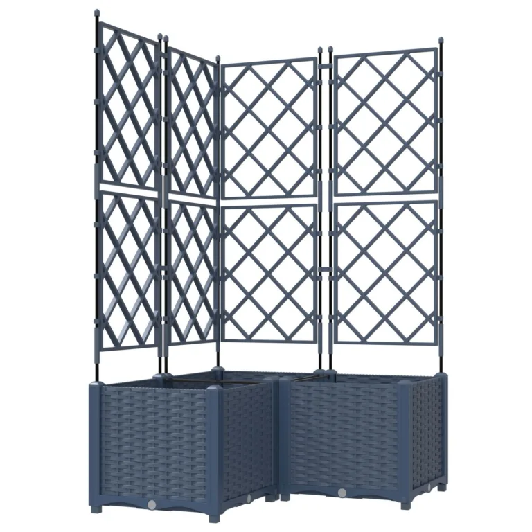 Aia taimede alus trellisega 3 tk Hall 80x80x143 cm