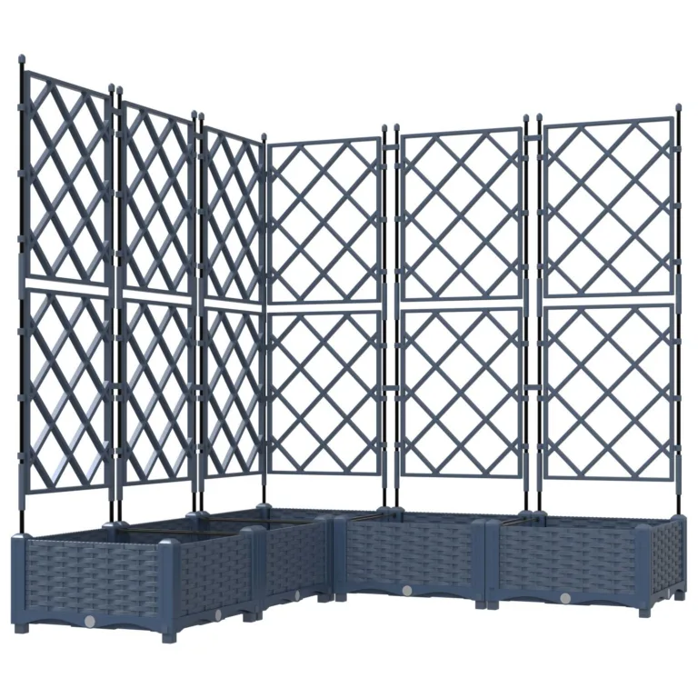 Aiakast trellisega 5 tk Hall 120x120x125.5 cm