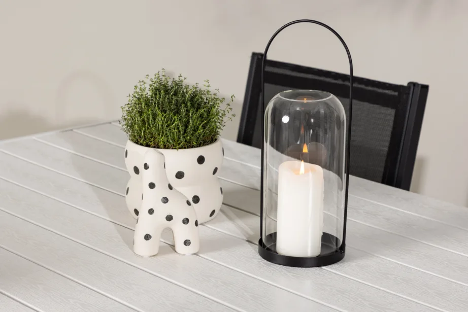 Aiamööblikomplekt Break & Copacabana (valge laud, 6 musta tooli, alumiinium raam, aintwood pealispind), GR24294 – 11