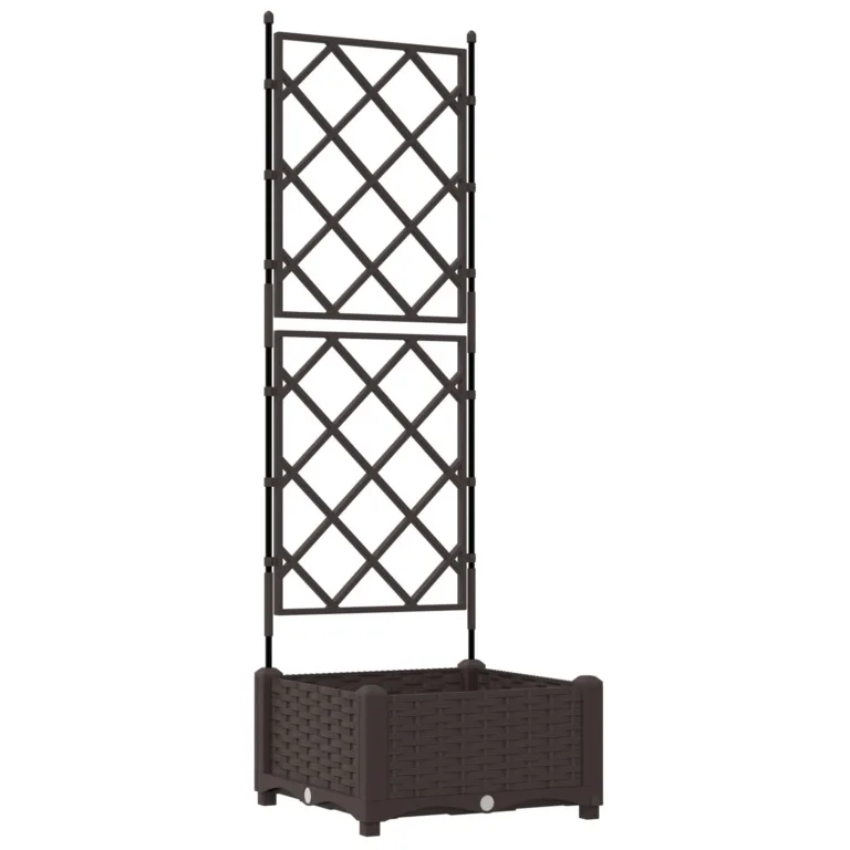 Aiapott koos trellisega Pruun 40x40x125
