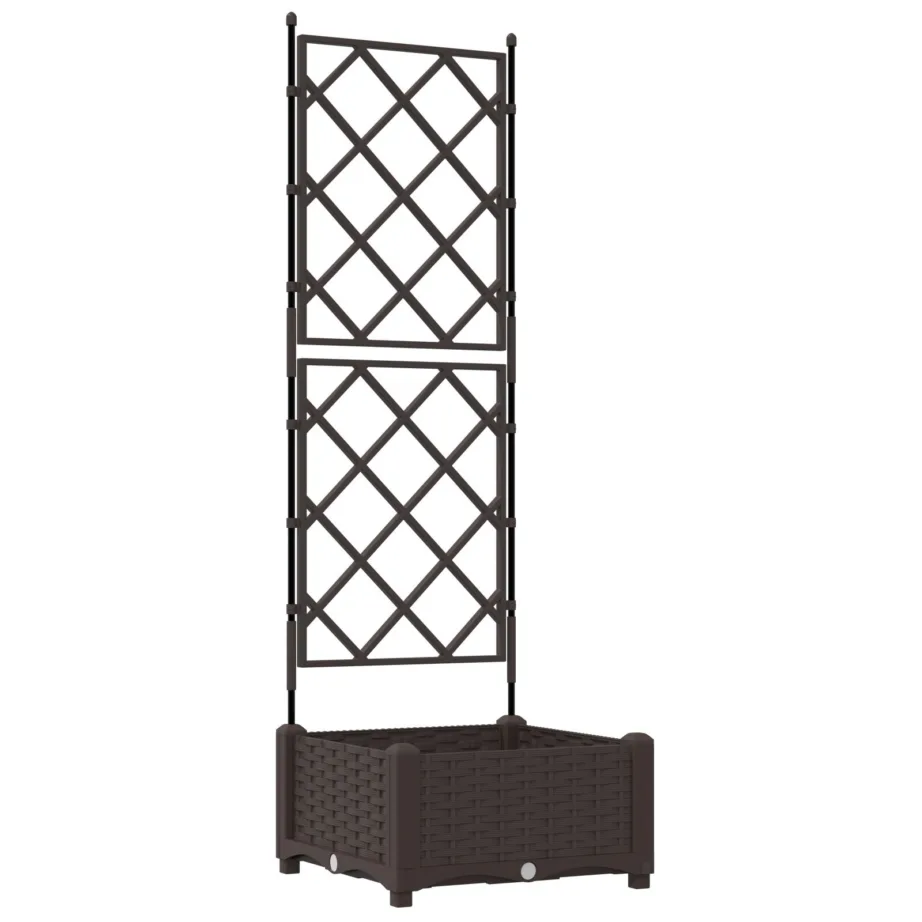 Aiapott koos trellisega Pruun 40x40x125