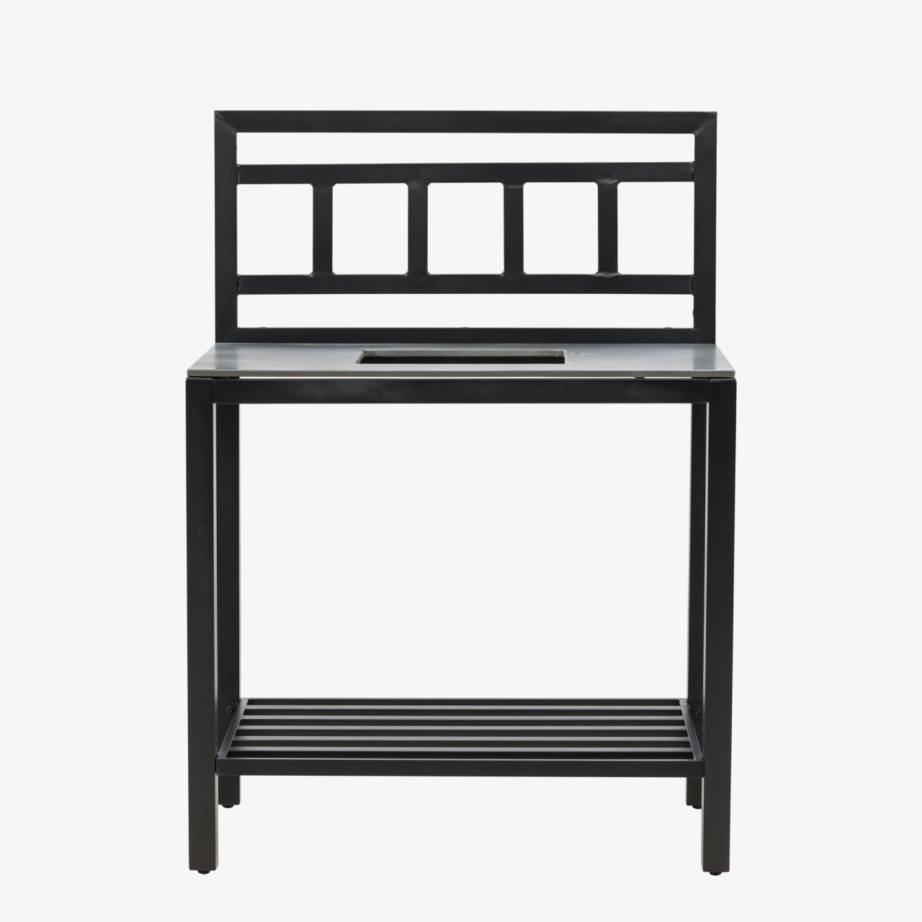 Alicante väliköögi tööpind halli kivitasapinnaga, must alumiiniumraam, 3012002 – 5