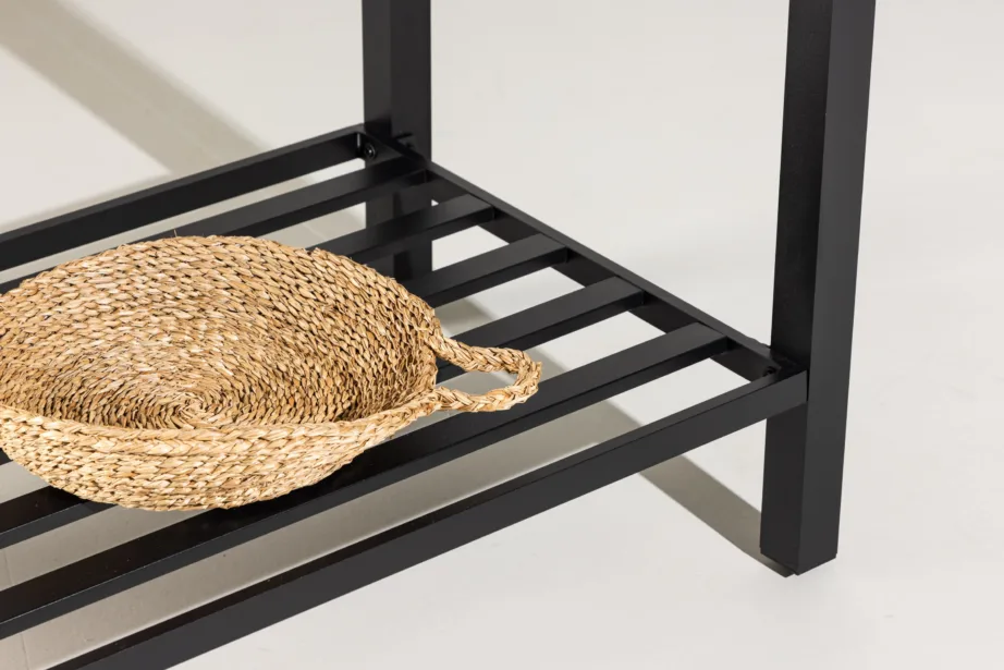 Alicante väliköögi tööpind musta alumiiniumraami ja halli kiviplaadiga, 3011002 – 9