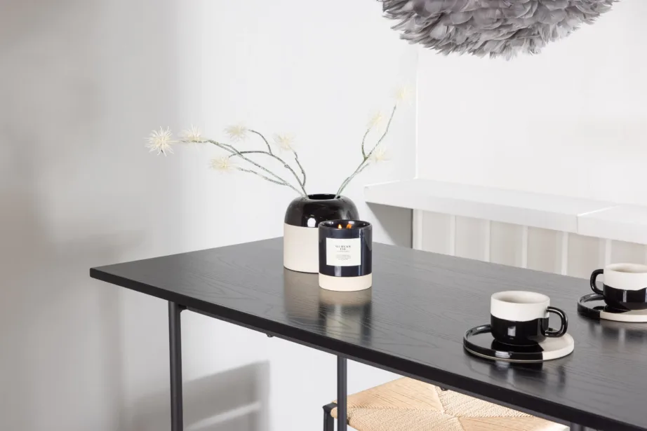 Baarikomplekt Rax must MDF laud ja Polly naturaalset ratani istmega baaritool, GR23697 – 10