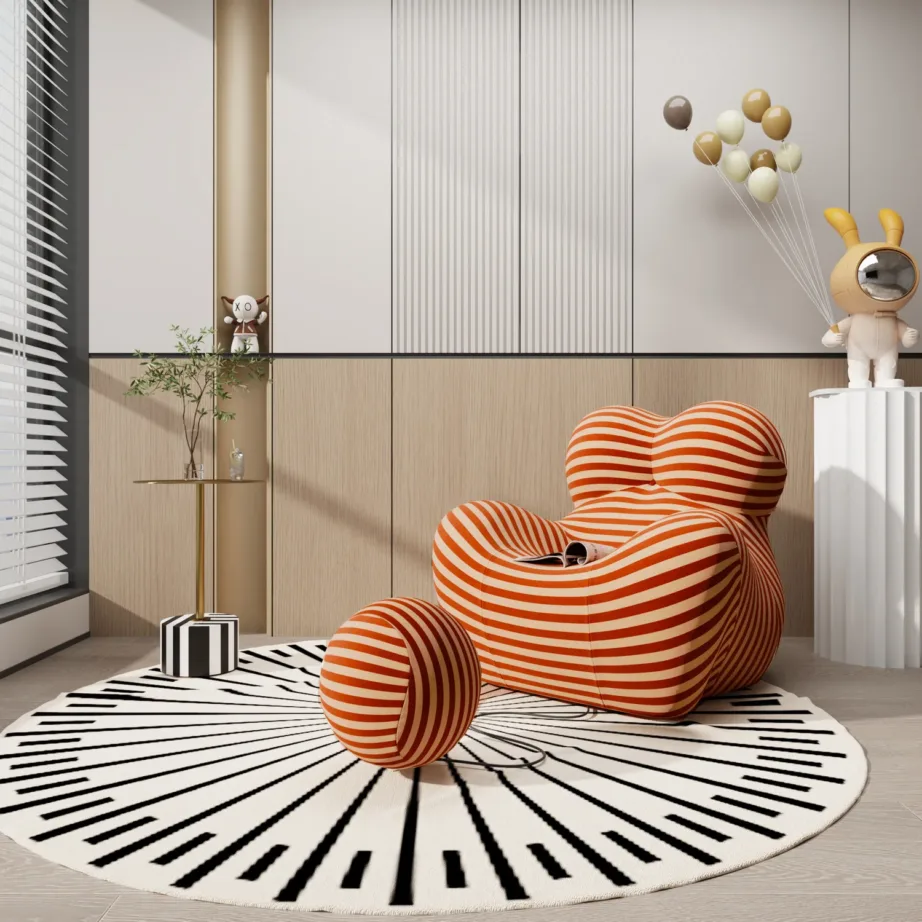 Beež tugitool Nua N31-11, elastne sile kangas – 15