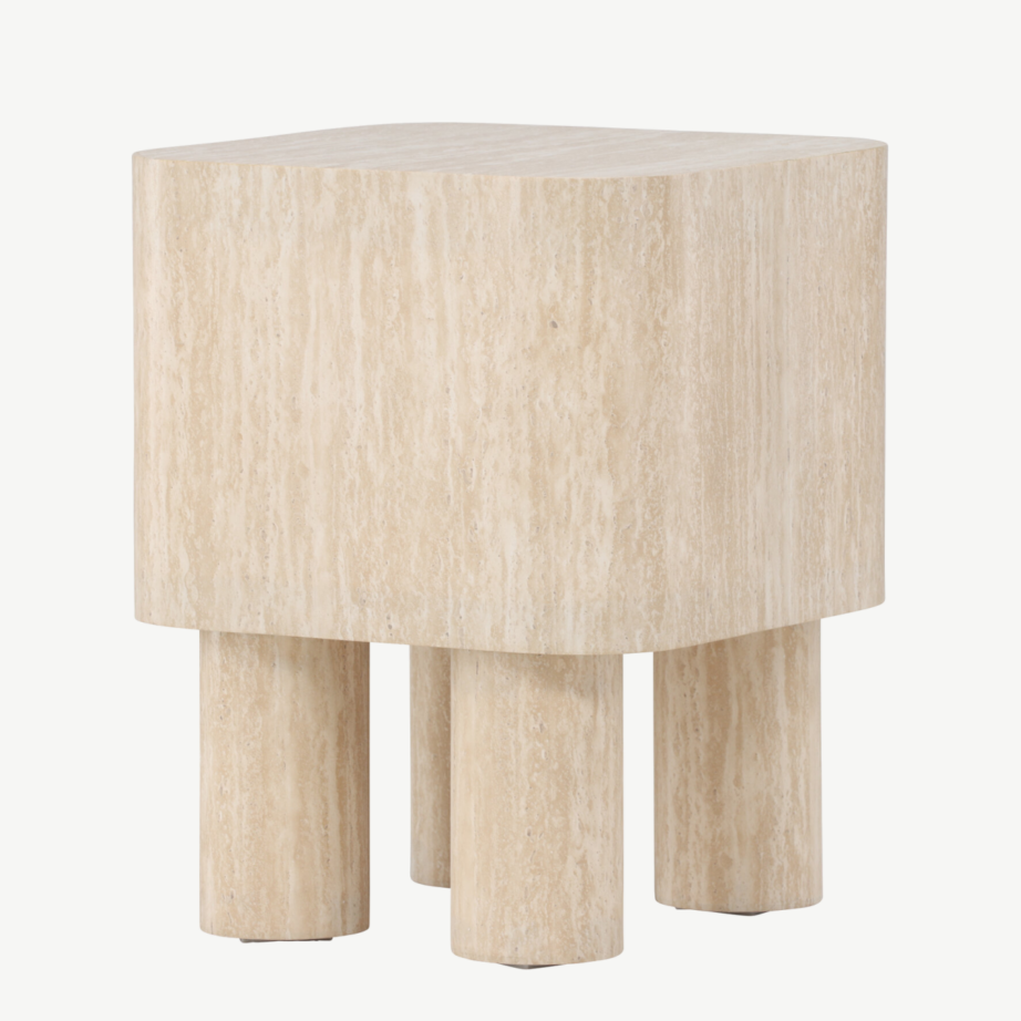 Beež MDF abilauake Klirou (40x40x50 cm), 61593-102 - 3